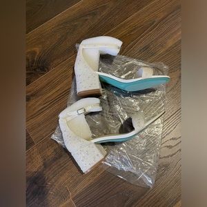 Betsey Johnson Ivory Bridal Heel